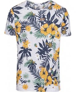 Knowledge Cotton Apparel Alder Flower T-shirt