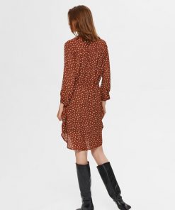 Selected Femme Damina Dress Smoked paprika