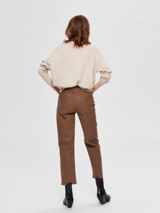 Selected Femme Finka Cashmere Knit Beige