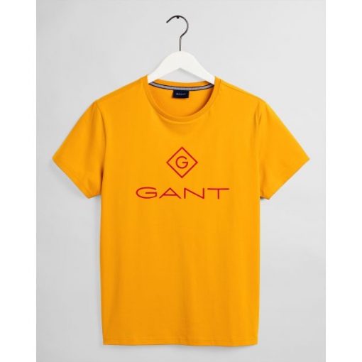 Gant Color Lock-Up T-shirt Ivy Gold