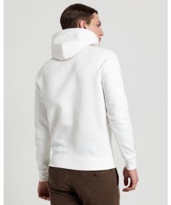 Gant Shield Sweat Hoodie Eggshell