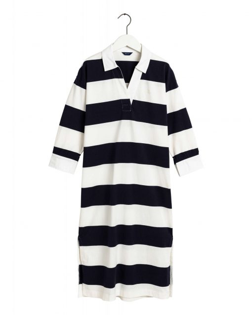 Gant Feminine Striped Rugger Dress Blue
