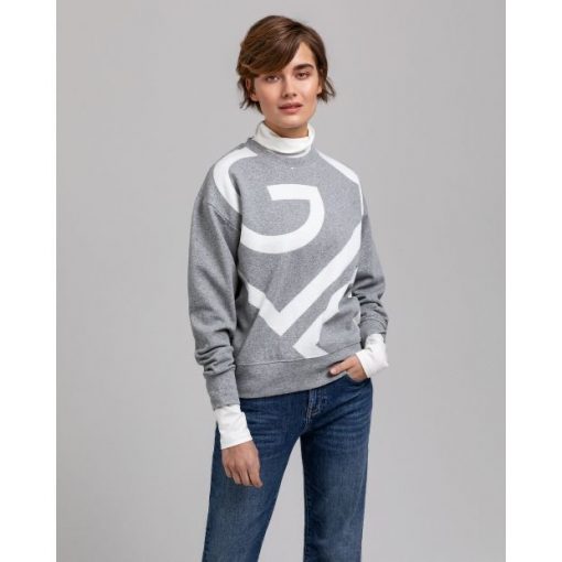Gant Icon G C-neck Sweater Grey Melange