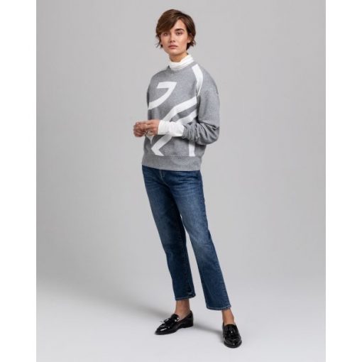 Gant Icon G C-neck Sweater Grey Melange