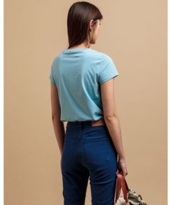 Gant Colour Lock-up T-shirt Seafoam Blue