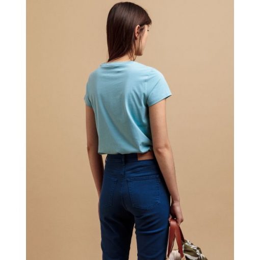Gant Colour Lock-up T-shirt Seafoam Blue