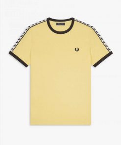 Fred Perry Taped Ringer T-shirt Yellow