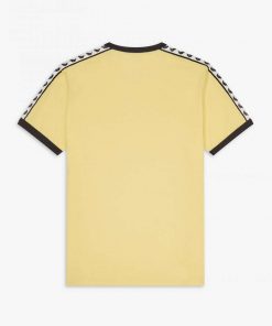Fred Perry Taped Ringer T-shirt Yellow