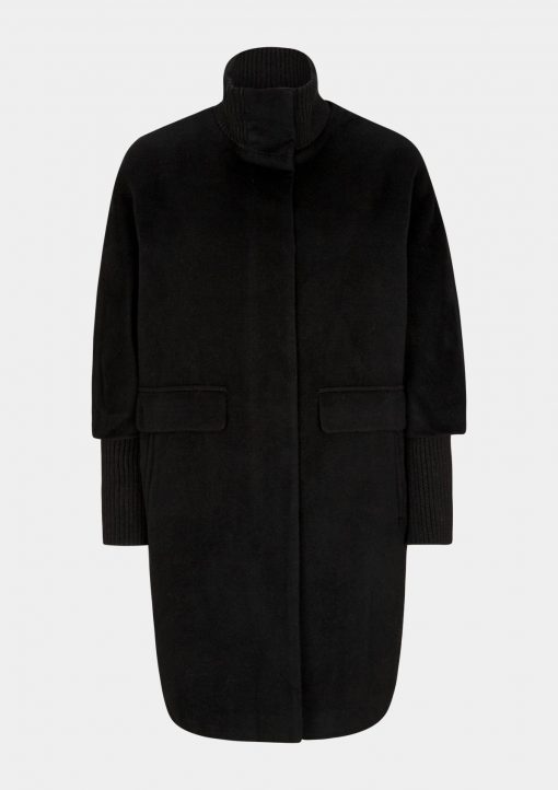 Comma, Cape Coat Black
