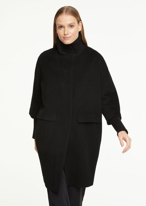 Comma, Cape Coat Black