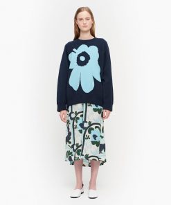 Marimekko Lohdukas Unikko Pullover Blue