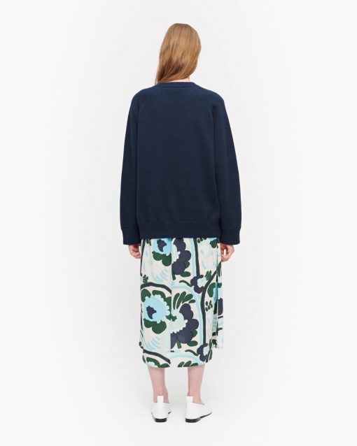 Marimekko Lohdukas Unikko Pullover Blue