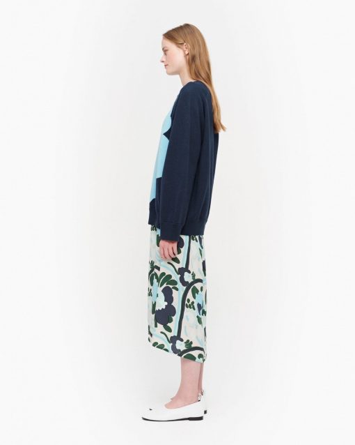 Marimekko Lohdukas Unikko Pullover Blue