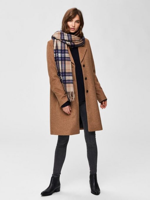 Selected Femme Sasja Wool Coat Amphora