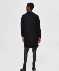 Selected Femme Elina Wool Coat Black