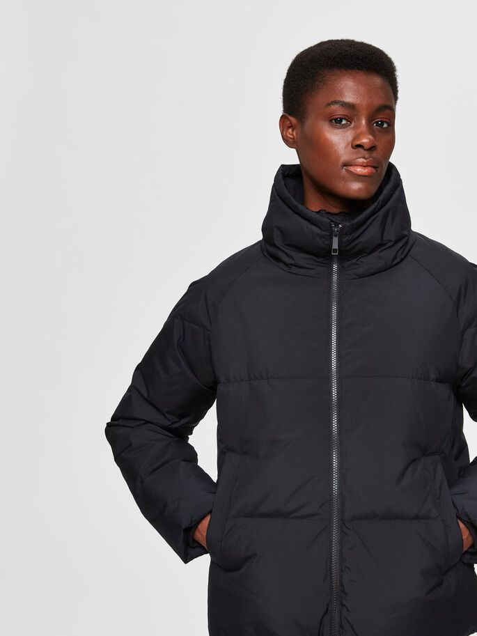 Buy Selected Femme Daisy Down Jacket Black - Scandinavian