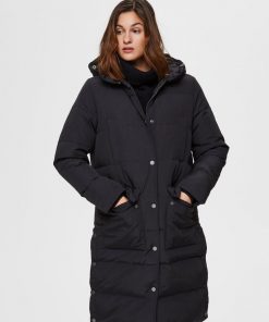Selected Femme Jenny Down Coat Black