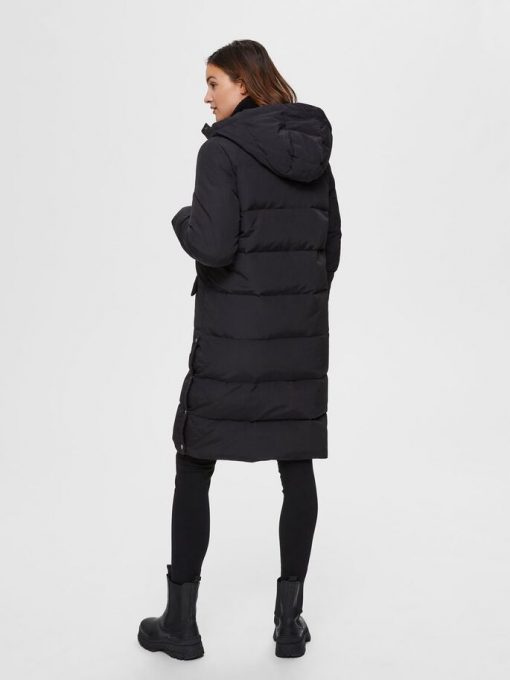 Selected Femme Jenny Down Coat Black