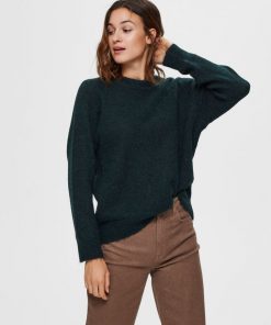 Selected Femme Lulu O-neck Scarab