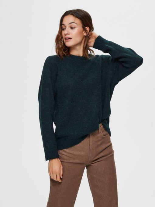 Selected Femme Lulu O-neck Scarab