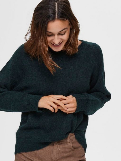 Selected Femme Lulu O-neck Scarab