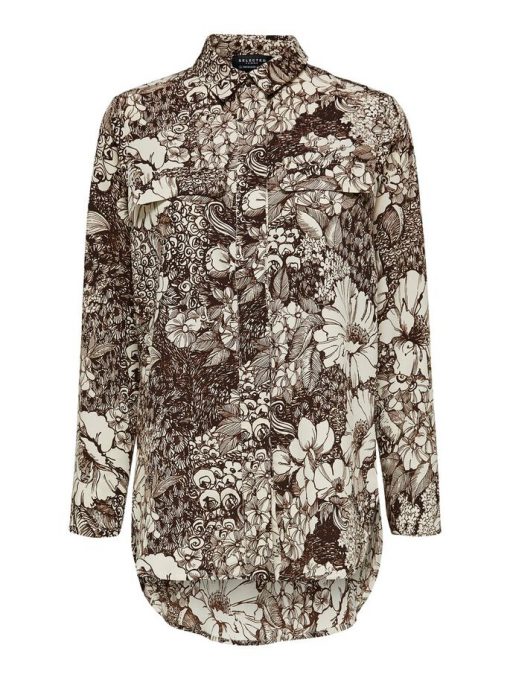 Selected Femme Zuri Shirt Beige