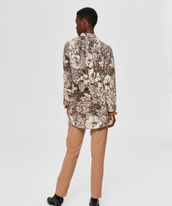 Selected Femme Zuri Shirt Beige