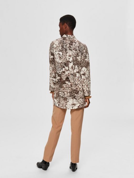 Selected Femme Zuri Shirt Beige