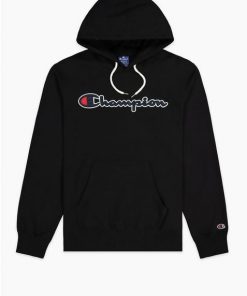 Champion Hooded Sweatshirt Black