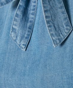 Part Two Poesy Blouse Light Blue Denim