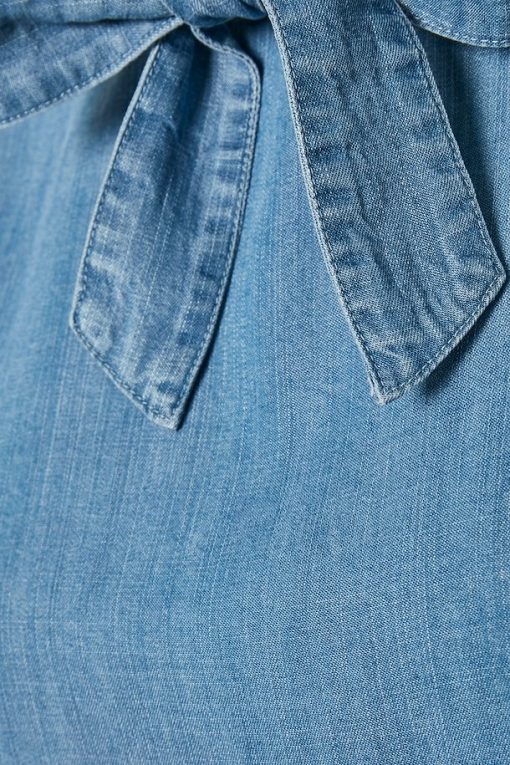 Part Two Poesy Blouse Light Blue Denim