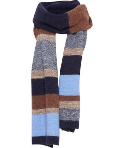 Part Two Evoline Scarf Blue Stripe