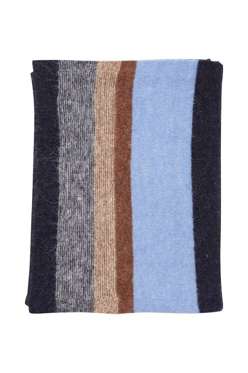 Part Two Evoline Scarf Blue Stripe