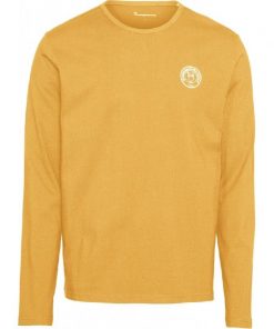 Knowledge Cotton Apparel Locust Long Sleeve Zennia Yellow
