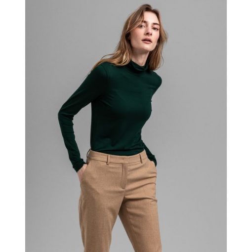 Gant Turtleneck Jersey Tartan Green