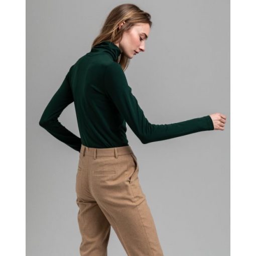 Gant Turtleneck Jersey Tartan Green