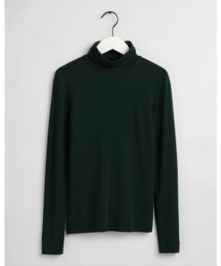 Gant Turtleneck Jersey Tartan Green
