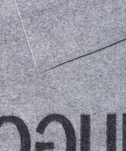 Hugo Boss Reversible Logo Scarf Grey