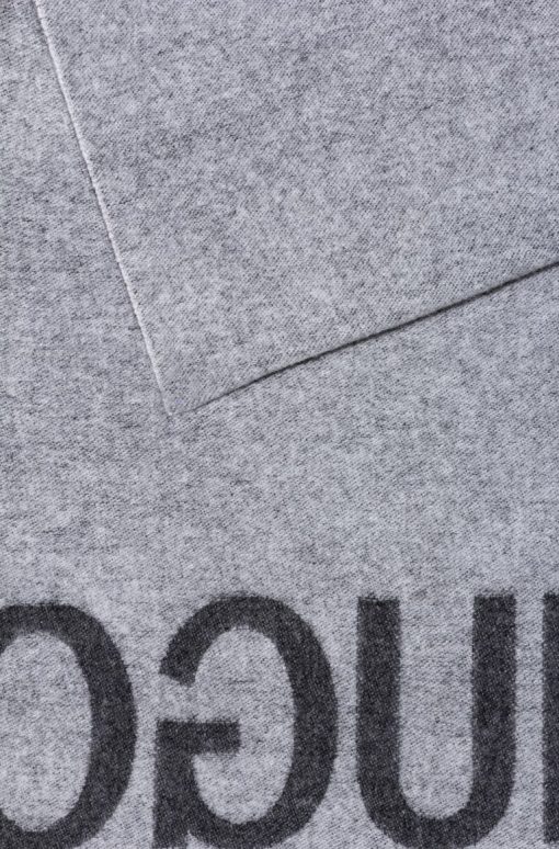 Hugo Boss Reversible Logo Scarf Grey