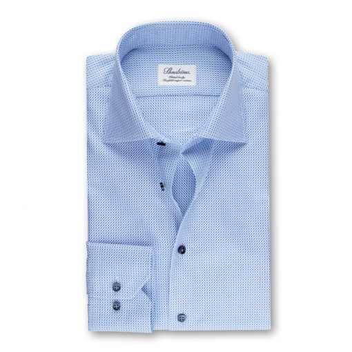 Stenströms Shirt Fitted Body Blue