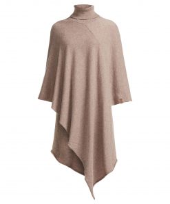 Holebrook Fia Rollneck Poncho Walnut