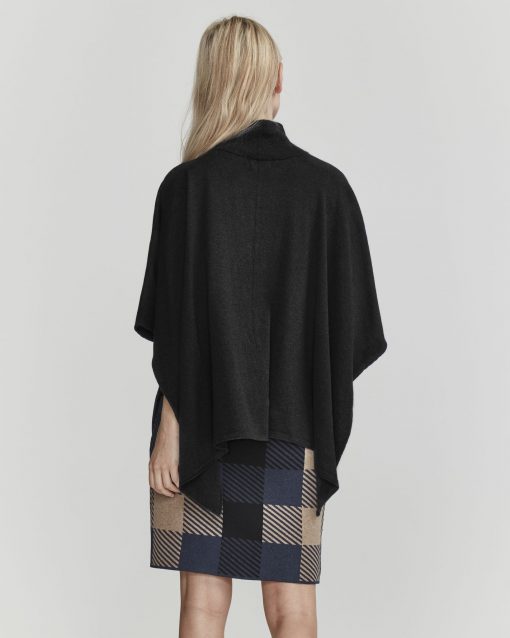 Holebrook Kiara Poncho Black