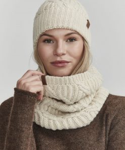 Holebrook Cornwall Tube Scarf Off White