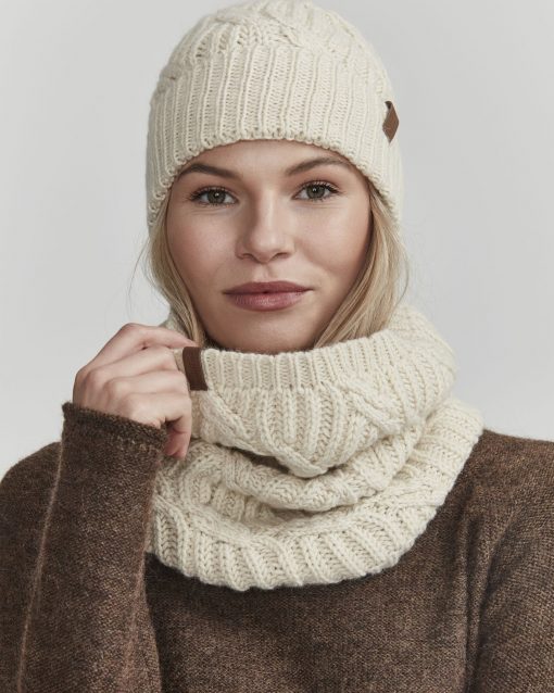 Holebrook Cornwall Tube Scarf Off White