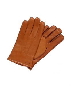 J.Lindeberg Milo Leather Gloves Cognac