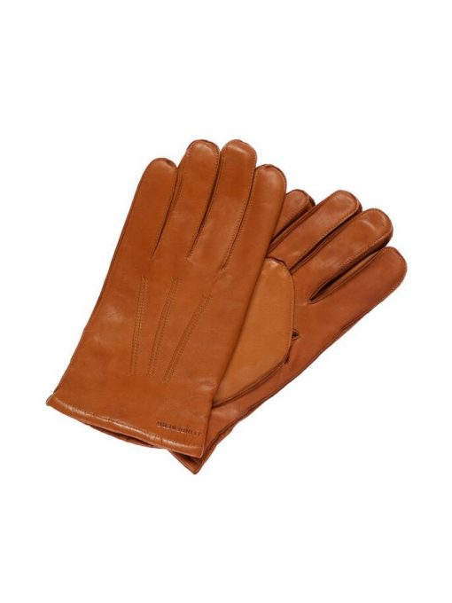 J.Lindeberg Milo Leather Gloves Cognac