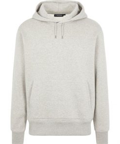 J.Lindeberg Chip Pocket Hoodie Stone Grey Melange