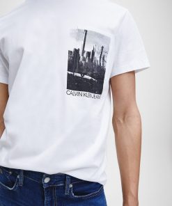 Calvin Klein NY Photoprinted Pocket T-shirt Bright White