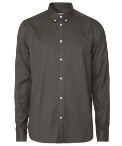 Les Deux Harrison B.D Brushed Shirt Deep Forres