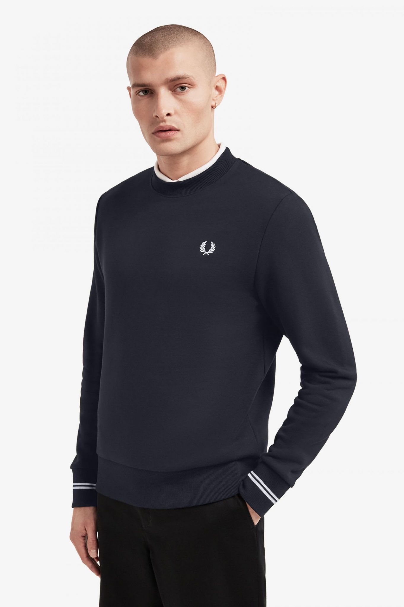 Crewneck fred perry sale